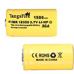 Tangsfire 18350 3.7V 1500mAh 30A IMR επαναφορτιζόμενη μπαταρία Li-ion